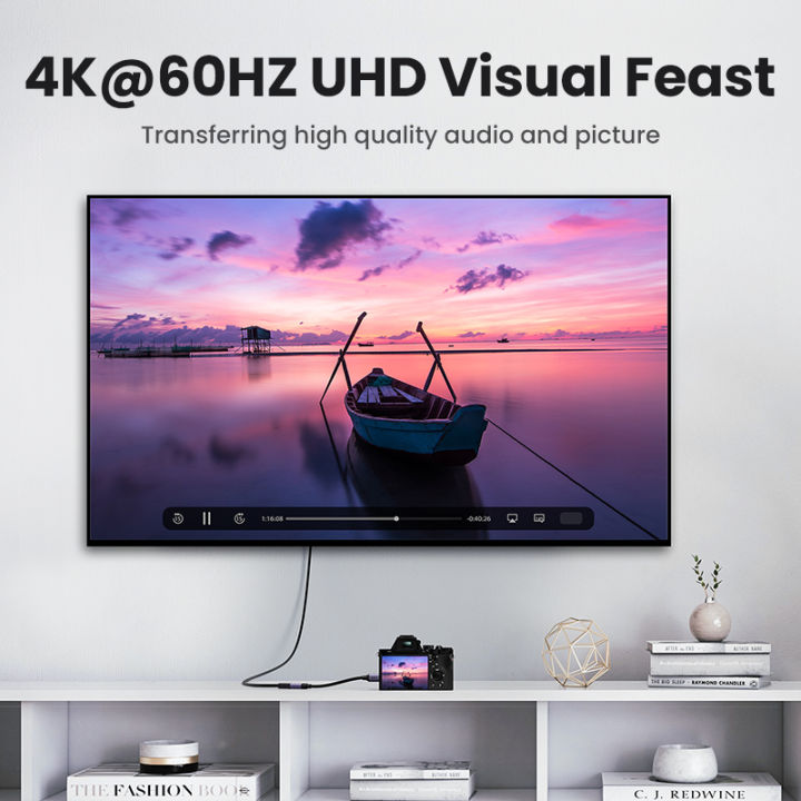 UGREEN%20Mini%20HDMI%20to%20HDMI%20Adapter%20Aluminum%20Shell%204K%2060Hz%20Mini%20HDMI%20to%20HDMI%20Female%20Cable%20HDR%203D%20for%20Raspberry%20Pi%20Zero%202%20W/W%20DSLR%20Camera%20Camcorder%20Graphics%20Card%20Laptop%20Projector%20Tablet%20-%20Image%204