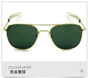 american army military optical ao 8054 sunglasses men 2021 aviation pilot driving glasses rectangle moda ocluos de sol masculina