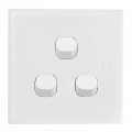 Kevilton White Series 3 Gang Two Way Switch. 
