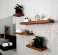 3ft Dark Brown (Wenge) Floating Shelf. 