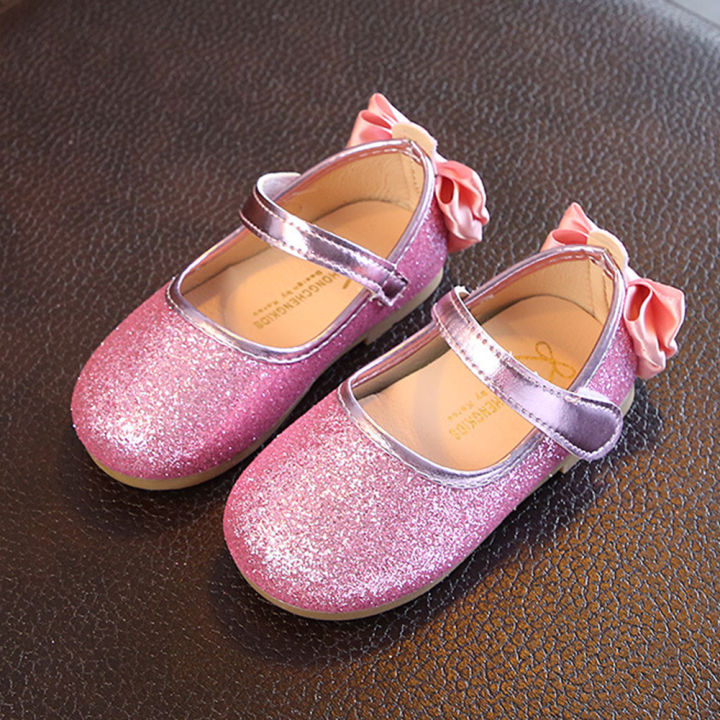 Yfashion%20irls%20Sandals%20Bright%20Leather%20Bow%20Elegant%20Princess%20Flat%20Shoes%20Single%20Sandals%20-%20Image%205