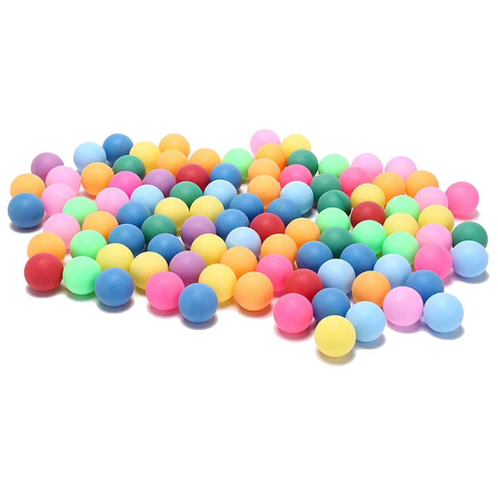 150Pcs Pack Colored Ping Pong Balls 40mm Entertainment Table Tennis Balls Mixed Colors   Pong Balls Game