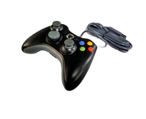 WIRED CONTROLLER FOR MICROSOFT XBOX 360 - BLACK