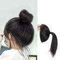 Top hair  Ponytail Hair Pad Comfortable Silicone Invisible Head Top Heightening Hair Pad Heightening Creative Silicone Head Top Soft Hair Pad for Daily hairstyle Party or event Wedding or. 