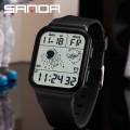 【Tento】SANDA Luxury Fashion Men's Electronic Watches LED Digital Wristwatch 50M Waterproof Sports Casual Watch for Male Clock Relogios. 
