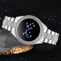【WEJA】 Fashion Watch for Women Waterproof Korean Style LED Electronic Wristwatches Rose Gold Stainless Steel Ladies Wrist Watch. 