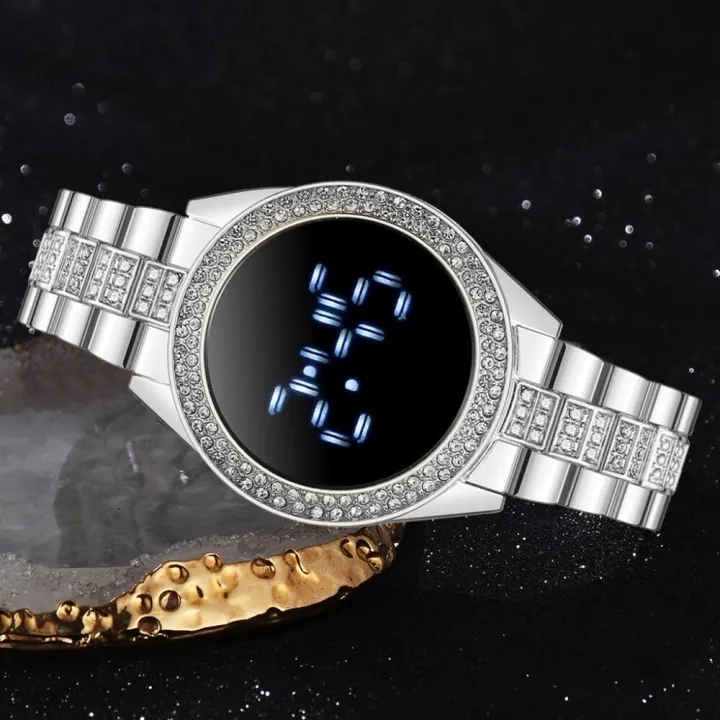 %E3%80%90WEJA%E3%80%91%20Fashion%20Watch%20for%20Women%20Waterproof%20Korean%20Style%20LED%20Electronic%20Wristwatches%20Rose%20Gold%20Stainless%20Steel%20Ladies%20Wrist%20Watch%20-%20Image%202