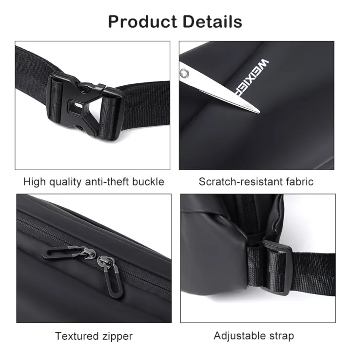 Outtobe%20Sport%20Waist%20Pouch%20Bag%20Men%20Cross%20Body%20Bag%20Zipper%20Chest%20Bag%20Women%20Money%20Phone%20Waist%20High%20Capacity%20Belt%20Bag%20Water%20Resistant%20Adjustable%20Waist%20Pack%20for%20Travel%20Outdoor%20-%20Image%205