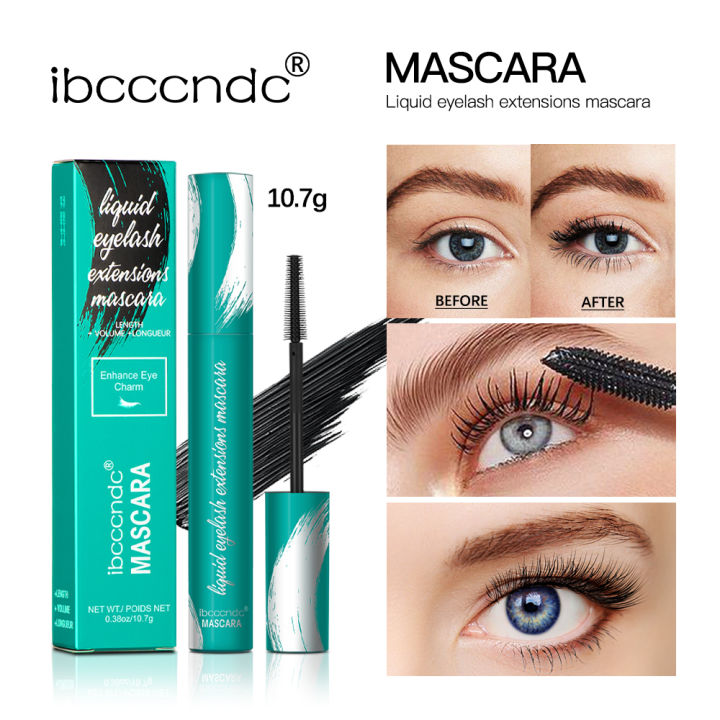 New Mascara Liquid Lash Extension Volume and Length Waterproof Smudge-Proof Mascara No Flaking/No Clumping Black or Brown