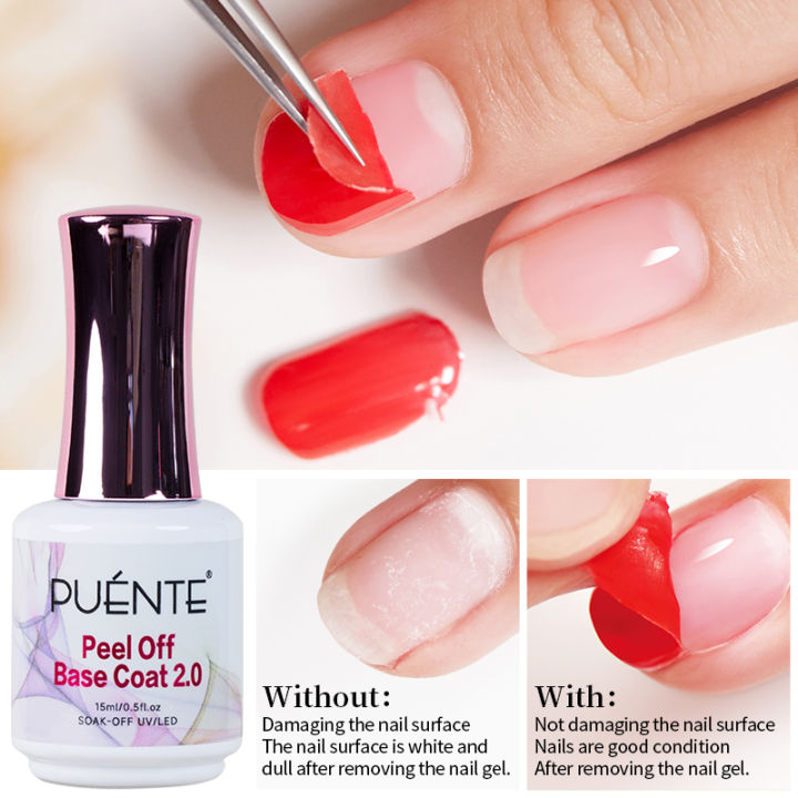 PUENTE%20New%2015ML%20Peel%20Off%20Base%20Coat%20Clear%20Function%20UV%20Nail%20Gel%20No%20Need%20Remover%20Peelable%20Varnish%20Nail%20Tips%20Glue%20Gel%20No%20Hurt%20Nails%20-%20Image%205