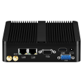 XCY Fanless Mini PC Intel Celeron J1900 Quad-Cores 2.0GHz 2x RS232 2x LAN Windows 10 Linux Embedded IoT Industrial Computer. 