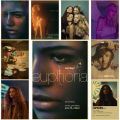 【HUT】 Euphoria TV Show Poster Retro Kraft Paper Prints Picture Zendaya Vintage Home Room Bar Cafe Art Wall Decor Aesthetic Paintings. 