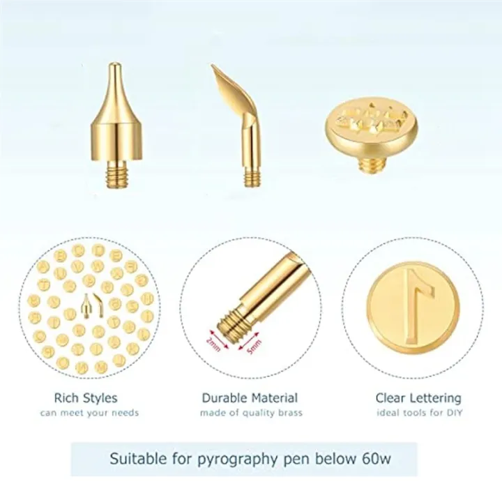 43%20PCS%20Wood%20Burning%20Tip%20Set%20Including%20Letter%20Number%20Symbol%20Wood%20Burning%20Tip%20Gold%20for%20DIY%20Embossing%20and%20Carving%20Crafts%20-%20Image%207