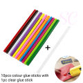 Multi Coloured Hot Melt Glue Gun Sticks 10Pcs. 
