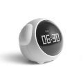 Cute Expression Pixel Alarm Clock Multi Function Digital Led Voice Controlled Light Bedside Thermometer Clock Home. 