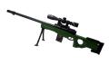 PUBG AWM Sniper Toy Gun with Laser Target Big Size PUBG Battleground Toy Gun GELBLASTER ( 2000 GEL BULLETS ). 