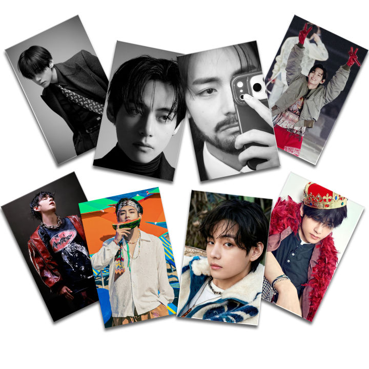 BTS%20V%20(Kim%20Taehyung)%2032PCS%20Lomo%20Cards%20%7C%20K-Pop%20Photocards%20Set%20%7C%20BTS%20Room%20Decoration%20Aesthetic%20Cards%20for%20ARMY%20-%20Image%205