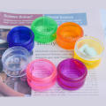 Creative 7-cell Packaging Box Cylindrical 7-cell Rotating Color Transparent Portable Packaging Box. 