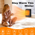 Portable Electric Space Heater, Electric Hot Fan EU Plug. 