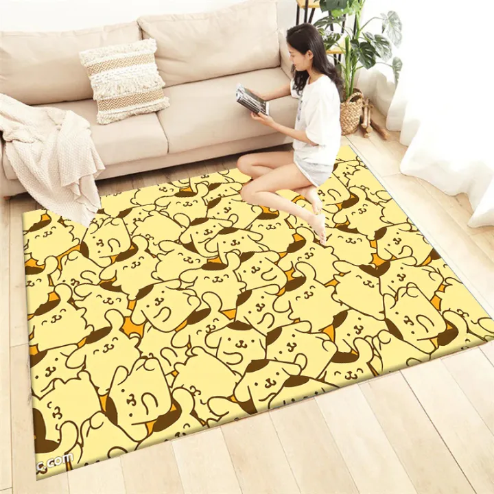 Sanrio%20Pudding%20Dog%20Cartoon%20Cute%20HD%20Printed%20Carpet%20Living%20Room%20Home%20Decor%20Sofa%20Table%20Rug%20Non-slip%20Chair%20Lounge%20Mat%20Picnic%20Camping%20-%20Image%205