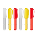 6 Pcs Sew Chalk Fabric Marker Fabric Pencils Chalk , Marker Tailors Chalk , Erasable Sewing Chalk , Red, Yellow, White. 