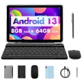 PRITOM TOUCH 10 Plus 10 Inch Android 13 Tablet, 8(4+4)GB+64GB 1TB Expand. 