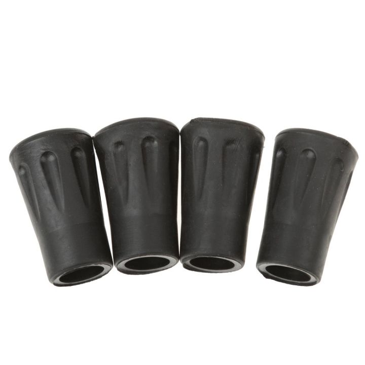 4 pcs Replacement Rubber Tips End for Hiking Stick Trekking Poles 4cm