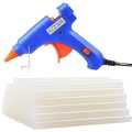 Hot Melt Art Craft Glue Gun 110 - 240V with 12pcs of Glue Sticks and Safety Switch. 