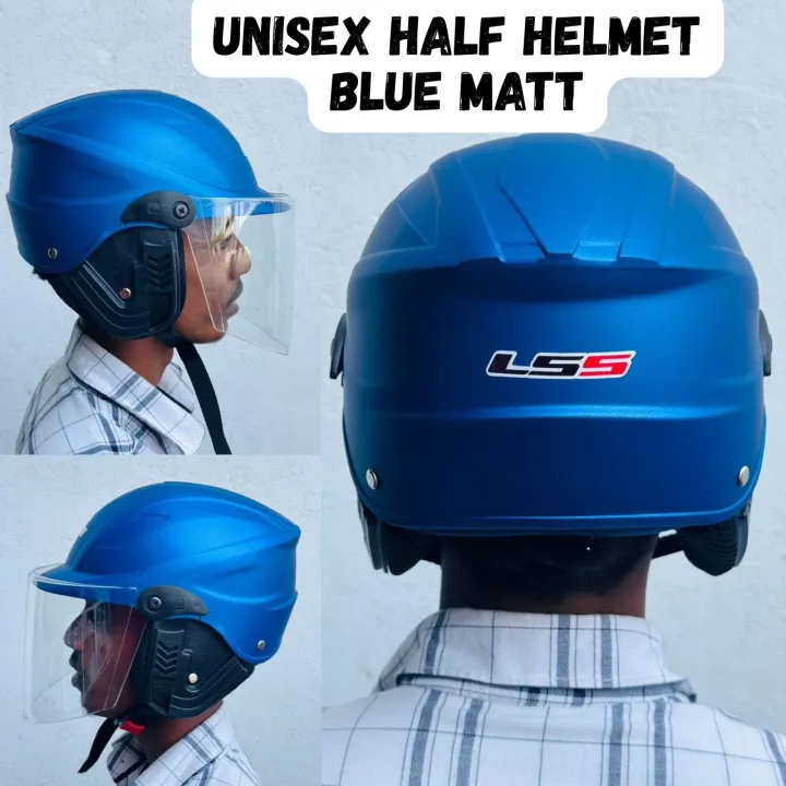LS5%20Unisex%20Bike%20Half%20Helmet%20Black,%20Blue,%20Red%20Cama%20Matt%20and%20Shine%20for%20Boys%20and%20Girls%20with%20Clear%20Visor%20CM%2055-56%20in%20Inches%2021-22%20-%20Image%204