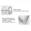 KOGEEK S-Type Threaded Head Stirring Rod Cement Putty Paint Coating Spiral Mixer for Mechanical Rod. 