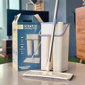SCRATCH Cleaning Mop with Bucket Hands-Free Microfiber Flat Spin Mop System 360° Flexible Head. 