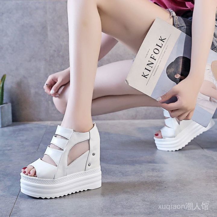 10cm%20Super%20High%20Heel%20Peep%20Toe%20Sandals%20Women's%20Summer%20Platform%20Platform%20Platform%20Shoes%20White%20Peep%20Toe%20Shoes%20Wedge%20Platform%20Zipper%20-%20Image%206