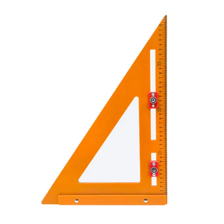 Trisquare Ruler Wood JDXHLAU 2In1 Rafter Square,Positioning Triangle Ruler Rafter Square ...