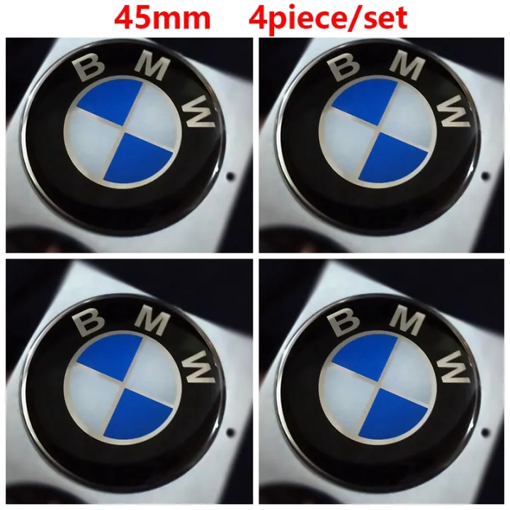 4Pcs%203D%20BMW%20Logo%20Wheel%20Hub%20Center%20Cap%20Labeling%20Of%20Steering%20Wheel%20Rim%20Shaft%20-%20Image%202