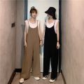 Vest Wide Leg Loose over plus Size + One-Piece Trousers Fat MM Women's Suspenders Summer Jin Two-Piece Set 2-300 Suit. 