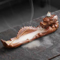 【The Quiet Page】Dragon Ceramic Incense Burner Incense Stick Holder. 
