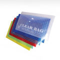 My Clear Bag Transparent Clear Button File Folder for School,Office 12 PCS. 