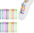 06 pcs Lazy Tying-Free Elastic Shoelaces, Laces Special No Tie Rubber, for Kids and Adults, Elastic Shoelaces for Sneakers (color). 