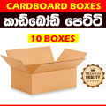 Cardboard Boxes Shipping Storage Packing boxes 10 Pcs. 