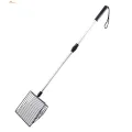 Ethereon Large Deep Cat Litter Scoop Metal Cat Litter Scoop with Adjustable Long Handle Heavy Duty Sifting Shovel for Chicken Dogs in Asia Easy to Clean Cat Litter Scoop. 