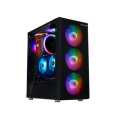 Orbis T130 RGB Gaming PC Case (4 Free RGB Cooling Fans)  Fantech casing  t 130. 