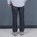 D-Blaq Men's Black Slub Twill Pant. 