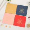 Birthday Surprise Musical and Light Musical Birthday Greeting Cards Led Creative Birthday Cake Postcards Hollow Paper Carving with Envelope Luxurious Foil Stamping Cards Birthday Gift. 