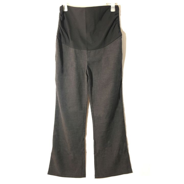 Emotion%20Moms%20Office%20Lady%20Maternity%20Pants%20Pregnancy%20Uniform%20Clothes%20ckets%20on%20Boot%20Cut%20Trousers%20Elastic%20Waist%20Pants%20M-3XL%20-%20Image%205