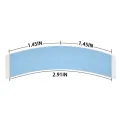ARELENE 108Pc/Lot Blue Fixed Double Tape Wig Adhesive Extended Hair Tape Waterproof for Toupee Lace Wig Film with Slitting Line. 