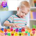 VNAMO Toys, 27-Pack Squishies Party Favors Boys Girls Kids, Mochi Mini Kawaii Squishy Fidget Stress Reliever Anxiety Toys Set, Classroom Prize Bulk Gifts for Christmas Treat Goody Bags. 