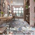 3D Retro Pattern Waterproof Stickers Floor Et001 20*100Cm 2Pcs Multicolor. 