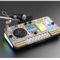 New Multifunctional Kid DJ Mixer With Microphone Interactive Electronic Piano Keyboard Simulation Design Music Effects Musical Instrument Kids Birthday Gift. 