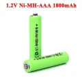 2pc Rechargeable Batteries 1.2V Ni-Mh AAA Batteries 1800Mah. 