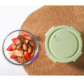 Borosilicate Glass Food Storage Bowl Airtight & Leak-Proof- ( ROUND) Microwave Safe Glass Containers. 